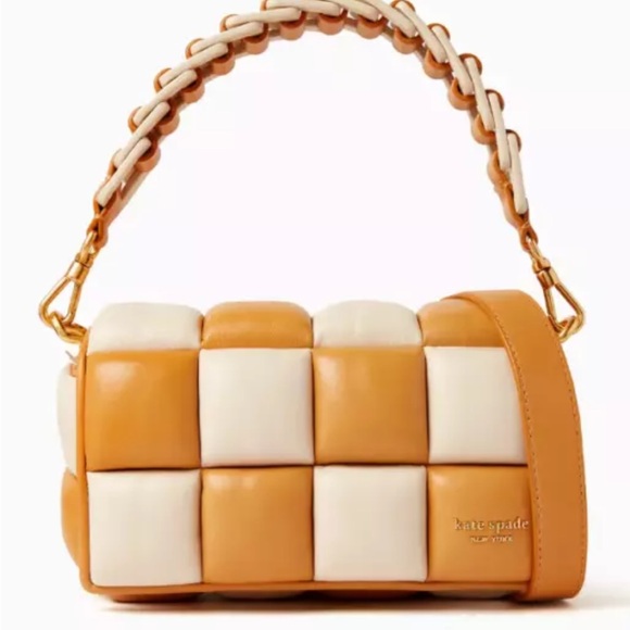 NWT! Kate Spade Boxxy Colorblocked East-West Crossbody Bare Leather Crossbody - Picture 2 of 7